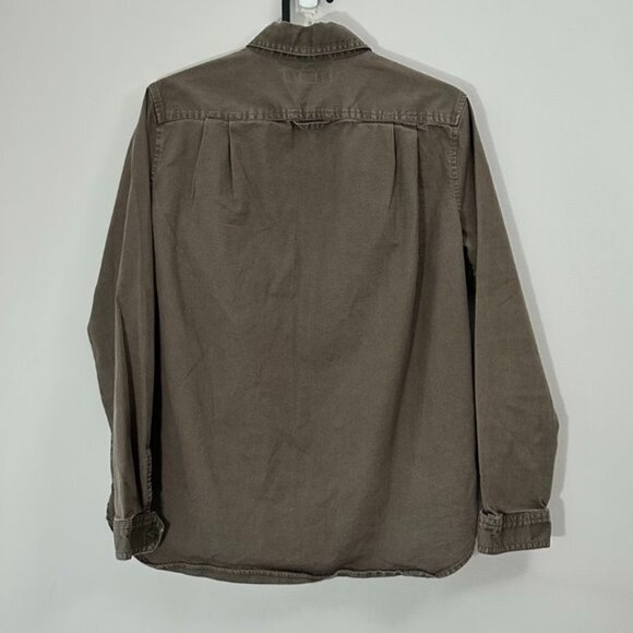 Banana Republic Dillon Long Sleeve Button Up Shirt Brown Women's XS Safari Boho - Picture 11 of 11